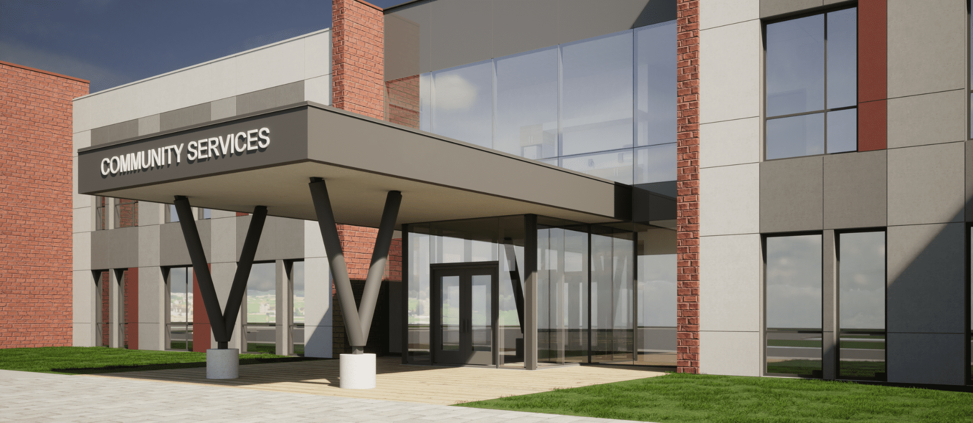 New Main Entrance to the CSB