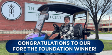 Congratulations to our “Fore the Foundation” Raffle Winner!